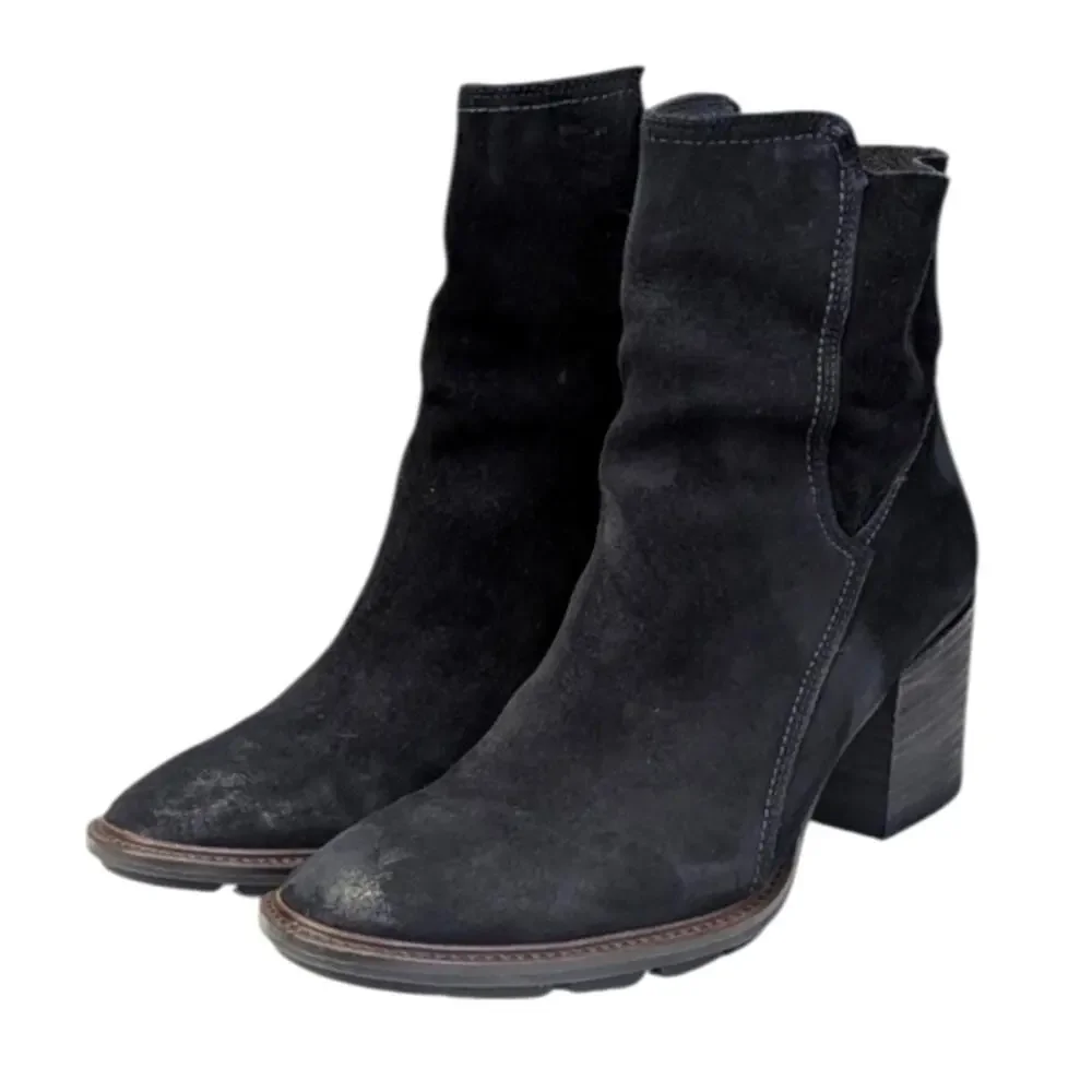 Paul Green Diedra Booties GUC $450 Size UK 6.5 US 9    S3712